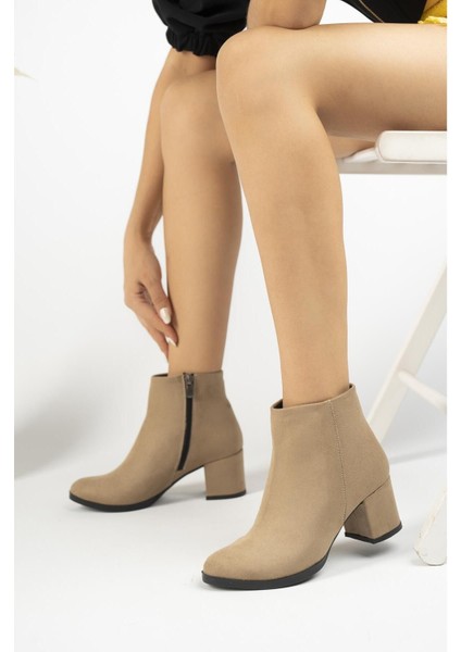 Tekno Trust Düz GZHHW715 Garantili Topuklu Kadın Bot Kahverengi Günlük Type 4 Kalın Topuklu Regular Soğuk Havay fiyatları