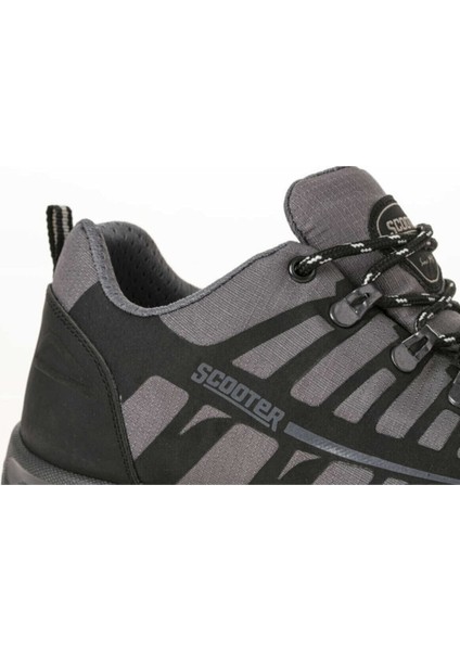 Tekno Trust Tekstil Su Geçirmez Füme Erkek Outdoor Ayakkabı M5550TFU Tekstil Gri Dolgu Topuklu Mini Günlük Su G fırsatları