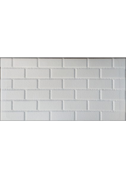 Düz Tuğla Desen Baskılı Strafor Duvar Panel 4 Adet 2 M2