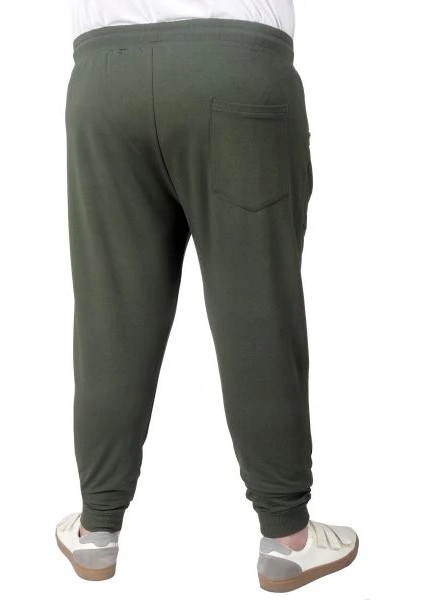 Büyük Beden Eşofman Altı Darpaça Zippered 22501 Haki
