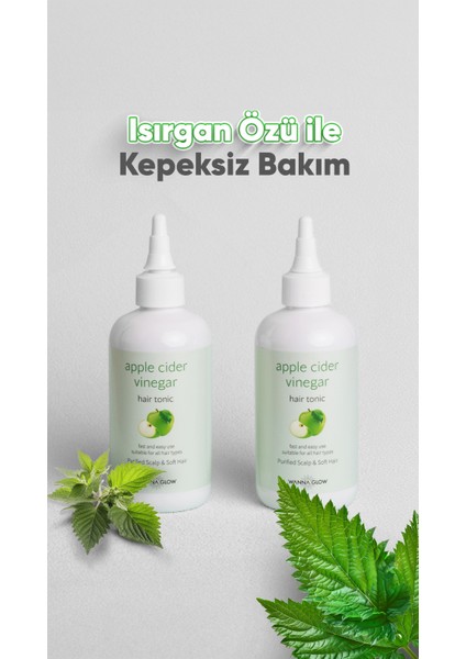 Elma Sirkesi ve Isırgan Özü Yağlanma ve Kepek Karşıtı Saç Toniği 250 ml modelleri