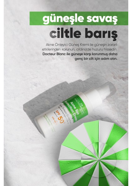 Docteur Blanc Spf 50+ Akne Önleyici Güneş Kremi 50 ml fırsatları