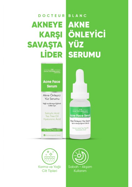 Docteur Blanc Akne Önleyici Yüz Serumu 20 ml fırsatları