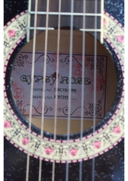 GRC1KCBK Klasik Gitar GYPSY Rose Set