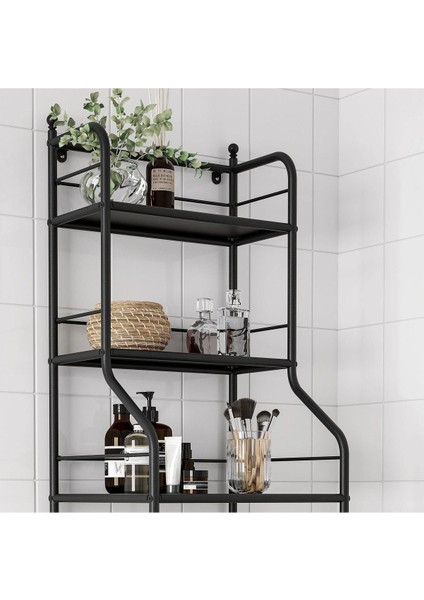 Banyo Raf Ünitesi Siyah 40X156 cm Frösjön Banyo Düzenleyici Açık Raf modelleri
