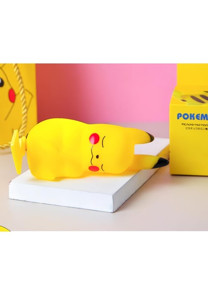 Pokemon Pikachu LED Işıklı Karakter Mod Gece Lambası Çocuk Odası Süsü Doğum Günü Hediyesi 1104