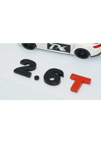 2.6t Bagaj Siyah Kırmızı Yazı Logo Volkswagen Ile Uyumlu fırsatları