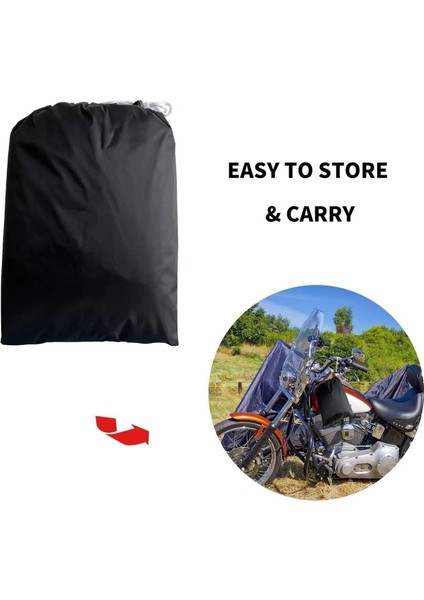 Motosiklet Brandası Lastikli Çantalı Motosiklet Çadırı Kalite Su Almaz Motor Çadırı Topcase Uyumlu modelleri