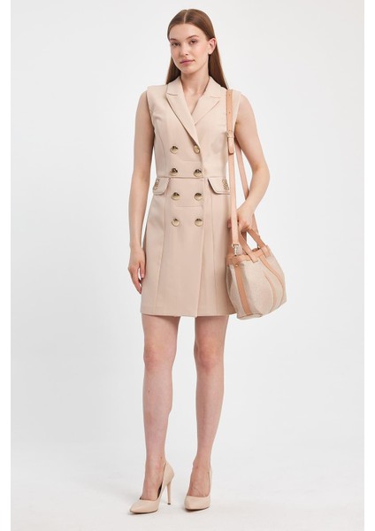 Havana Kum Beji Kumaş Detaylı Kadın El Çantası fiyatları