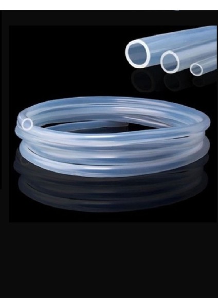 Tekno Trust 20 1/2" Şeffaf Kalın Silikonlu Su Hortumu 12 mm Çapında - 20 Metre