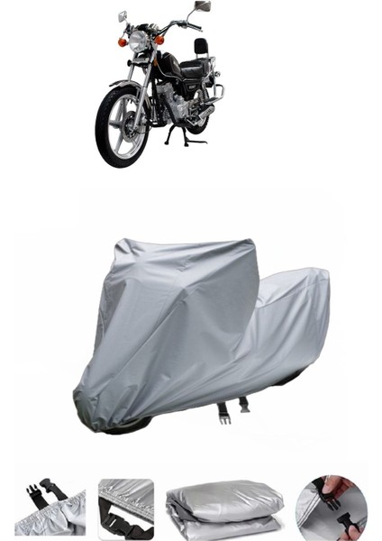 Mondial 150 Kt Su Geçirmez Motosiklet Brandası Arka Çanta Uyumlu Değildir