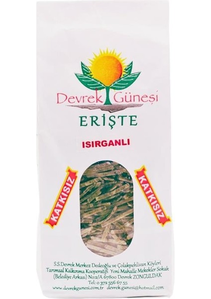 Devrek Güneşi Isırganlı Erişte 500 G