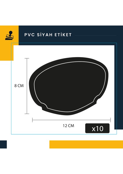 10 Adet Silinebilir Pvc Kara Tahtalar 8 cm x 12 cm modelleri