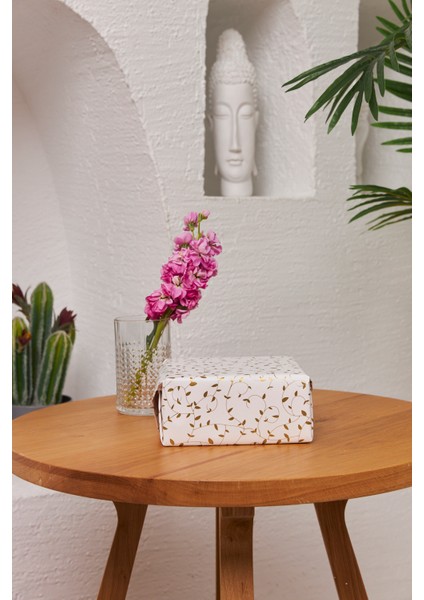 Hediye Paketleme Kağıdı 50 Adet Özel Sarmaşık Baskılı Ambalaj Kağıdı 110 gr 24 x 34 cm modelleri