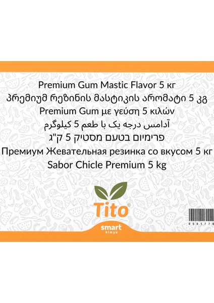 Toz Premium Damla Sakızı Aroması 5 kg fiyatları