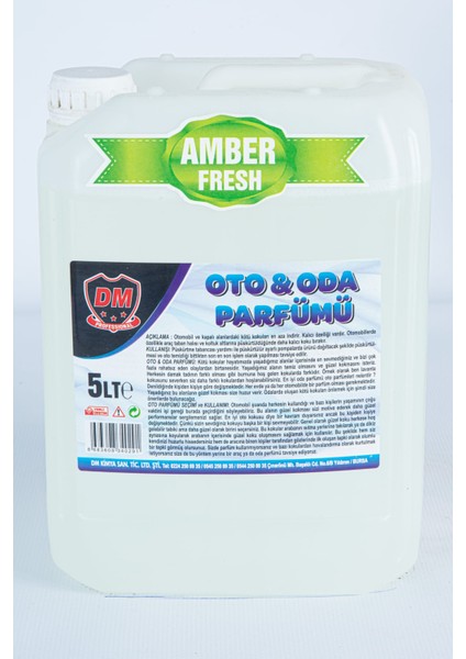 Kimya Amber Fresh Oto ve Oda Kokusu 5 Litre