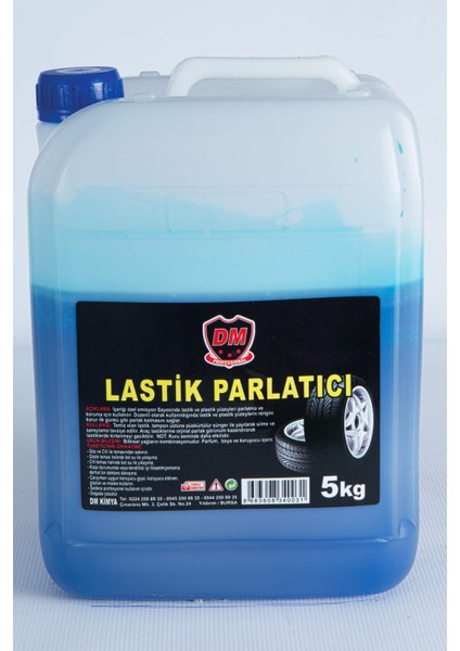 Kimya Lastik Parlatıcı (Mavi) 5 Kg.