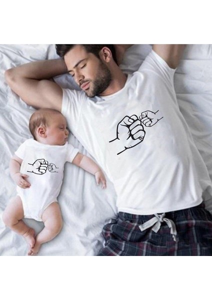 İyi Dost Baba Oğul Kız Zıbın Tshirt(Tek Ürün Fiyatıdır Kombin Yapmak için 2 Adet Sepete Ekleyiniz) fiyatları