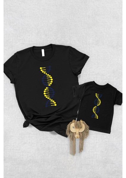 Sarı Lacivert Dna Baba Oğul Kız Tek Ürün Fiyatıdır Kombin Yapmak Için En Az 2 Adet Sepete Ekleyiniz