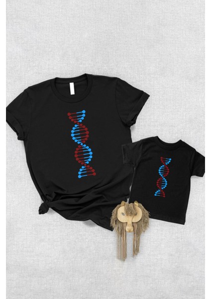 Bordo Mavi Dna Baba Oğul Kız (Tek Ürün Fiyatıdır Kombin Yapmak Için En Az 2 Adet Sepete Ekleyiniz)