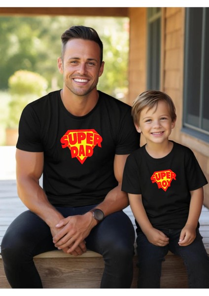 Super Dad Boy Baba Oğul Kız (Tek Ürün Fiyatıdır Kombin Yapmak Için En Az 2 Adet Sepete Ekleyiniz)