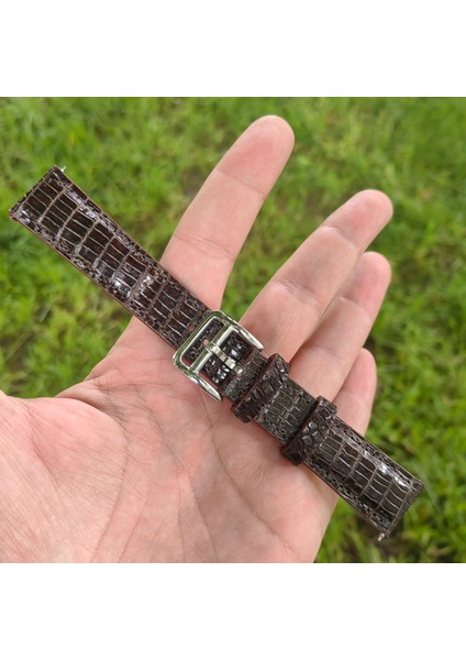 Gerçek Kertenkele Derisi 22 mm Deri Saat Kordonu 22 mm Deri Saat Kayışı 22 mm Kordon 22 mm Kayış 22 mm Saat Kordonu fırsatları
