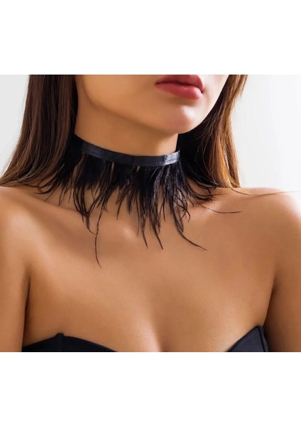 Tasarım Choker Vıntage Kolye