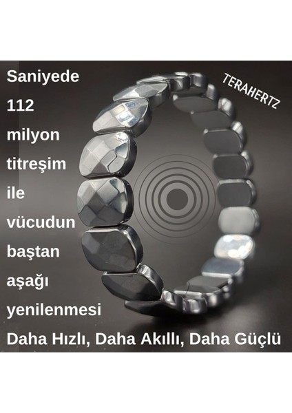 Gizemli Doğaltaş Terahartz (Treharz) Bileklik Saniyede 112 Milyon Titreşim Ile Vücudun Yenilenmesi