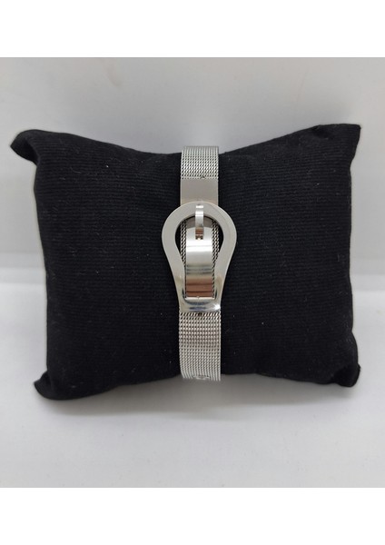 Hasır Kemer Model Çelik Bileklik