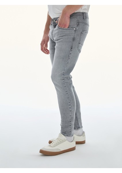 Erkek Jumy Dar Paça Orta Bel Jean Pantolon fırsatları