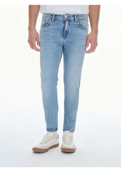 Erkek Jumy Dar Paça Orta Bel Jean Pantolon fiyatları