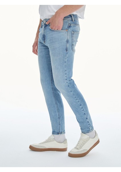 Erkek Jumy Dar Paça Orta Bel Jean Pantolon fırsatları