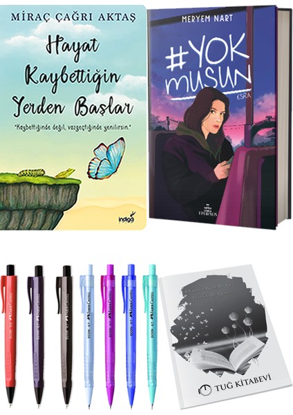 Yokmusun Meryem Nart ve Hayat Kaybettiğin Yerden Başlar Miraç Çağrı Aktaş 2li Set