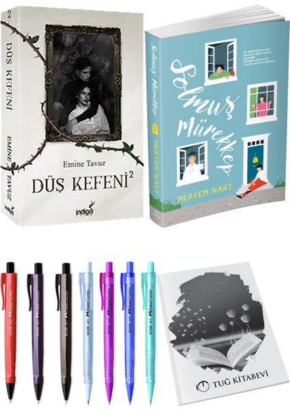 Solmuş Mürekkep 1 Meryem Nart ve Düş Kefeni 2 Emine Tavuz 2li Set