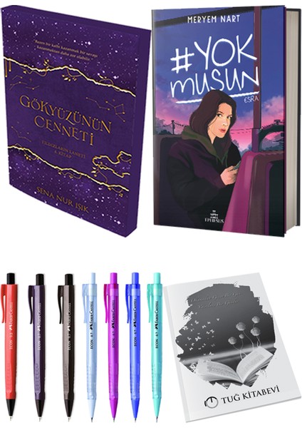 Yokmusun Meryem Nart ve Gökyüzünün Cenneti 4 Sena Nur Işık 2li Set