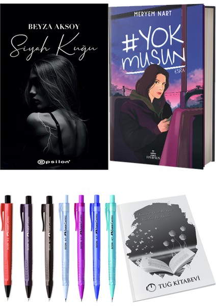 Yokmusun Meryem Nart ve Epsilon Yayınevi Siyah Kuğu Beyza Aksoy 2li Set