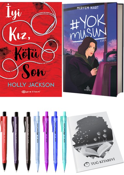 Yokmusun Meryem Nart ve Epsilon Yayınevi Iyi Kız Kötü Son Holly Jackson 2li Set