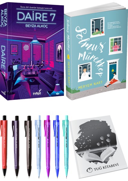 Solmuş Mürekkep 1 Meryem Nart ve Daire 7 Beyza Alkoç 2li Set