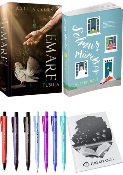 Solmuş Mürekkep 1 Meryem Nart ve Emare Pusula Aslı Arslan 2li Set