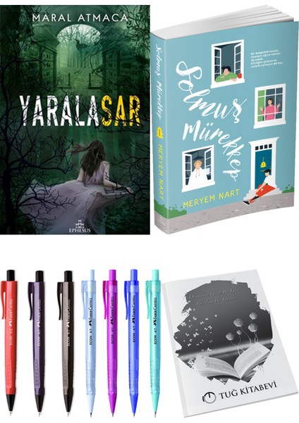 Solmuş Mürekkep 1 Meryem Nart ve Yaralasar 2 Maral Atmaca 2li Set