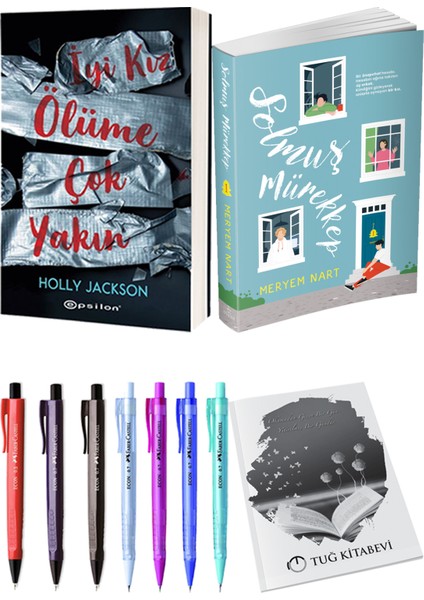 Solmuş Mürekkep 1 Meryem Nart ve Epsilon Yayınevi Iyi Kız Ölüme Çok Yakın Holly Jackson 2li Set