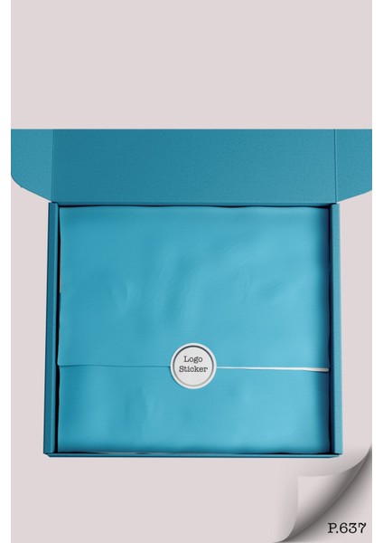 Hediye Paketleme Kağıdı:10 Adet Yüksek Kaliteli Mavi Zemin Baskılı 17GR. Pelur Kağıtlarımızla Şık Hediyeler Hazırlayın 24X34CM