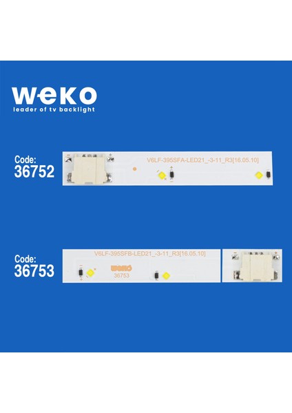 Weko Wkset 5956 36752x1 36753x1 V6lf 395sfa B 2 Adet Led Fiyatı