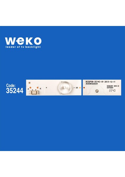 WKSET-6220 35244X3 SW32D08-ZC14C-01 - 303SW320031  3 Adet LED Bar (Yeni)