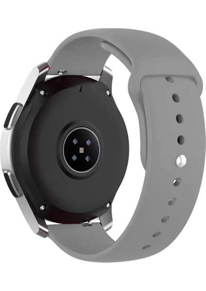 Xiaomi Mi Watch Yuvarlak Kasauyumlu Kayış Yumuşak Renkli Jel Silikon Kordon 22MM