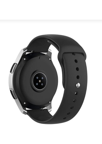 Xiaomi Mi Watch Yuvarlak Kasauyumlu Kayış Yumuşak Renkli Jel Silikon Kordon 22MM