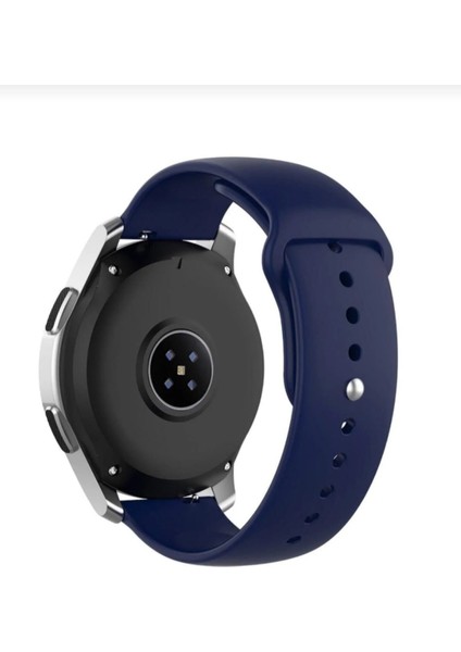 Xiaomi Mi Watch Yuvarlak Kasauyumlu Kayış Yumuşak Renkli Jel Silikon Kordon 22MM