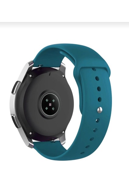 Xiaomi Mi Watch Yuvarlak Kasauyumlu Kayış Yumuşak Renkli Jel Silikon Kordon 22MM
