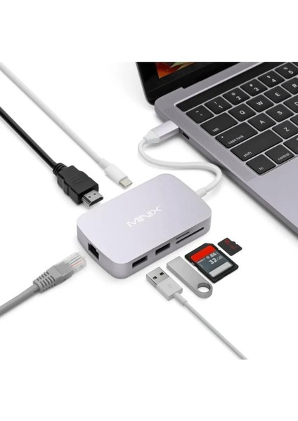 Usb-C Gigabit Ethernetli Adaptör/çoklayıcı Uzay Grisi