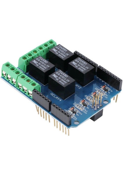5V 4 Kanallı Röle Shield (Arduino ile Uyumlu)